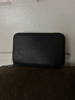 diptyque Black Leather Toiletry Pouch